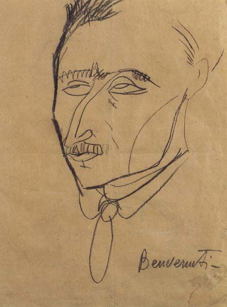 Amedeo Modigliani Arstide Sommati (mk38)